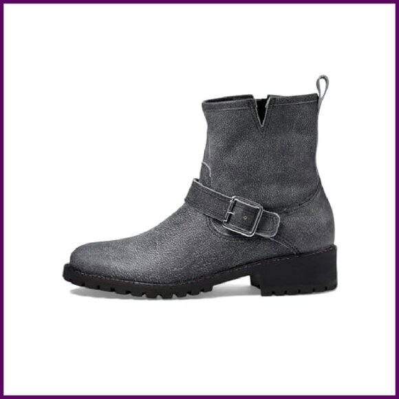 Leather Ankle Booties with Zipper Closure, Size Available - Picture 5 of 6